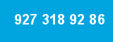 927 318 92 86 927 318 92 86